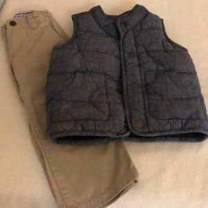 2T Vest and Khaki Pants